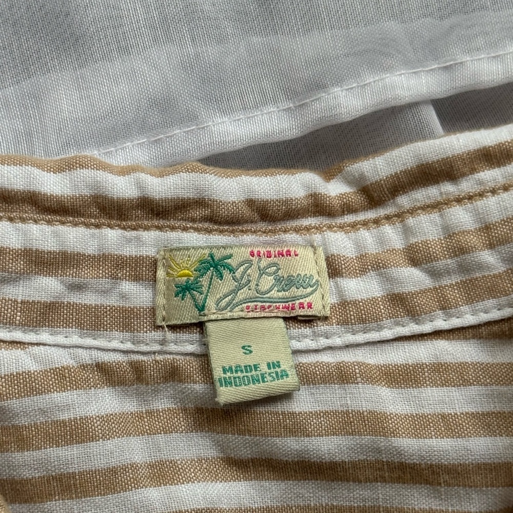 J. Crew Relaxed-Fit Cotton Voile Beach Shirt Dress - Picture 4 of 7